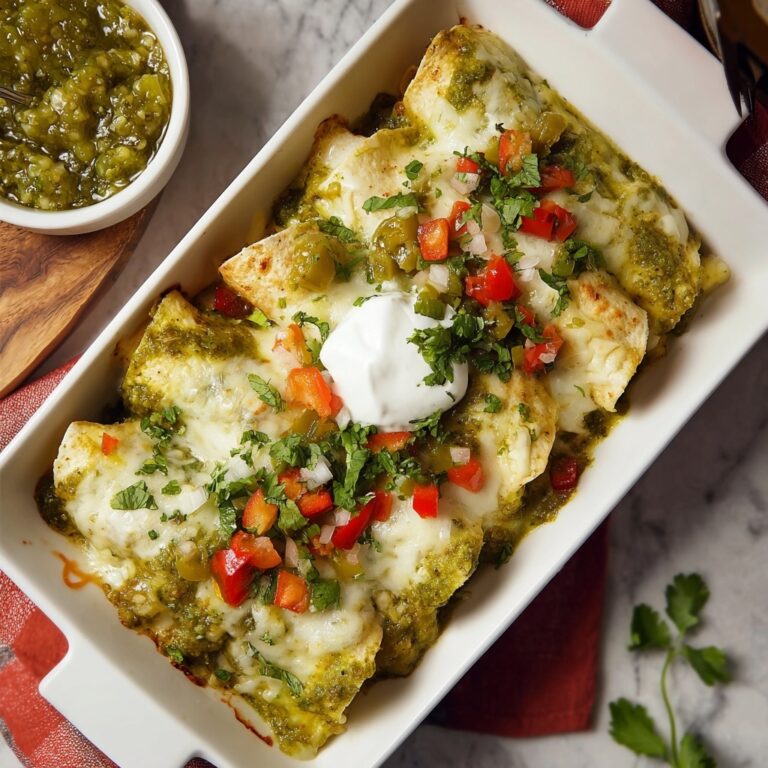 Salsa Verde Chicken Enchiladas Recipe