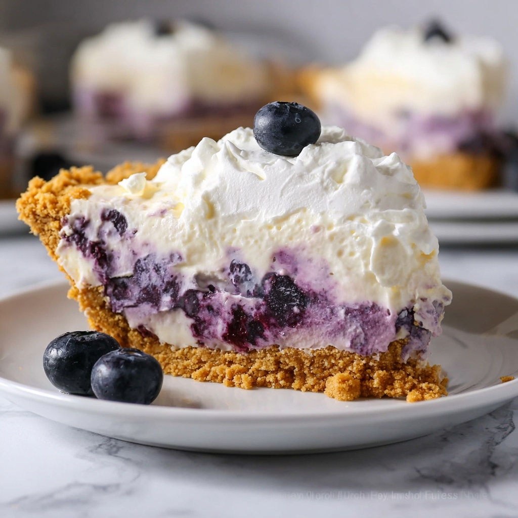 Blueberry Pie (Sweet & Creamy) Recipe - Recipe Image