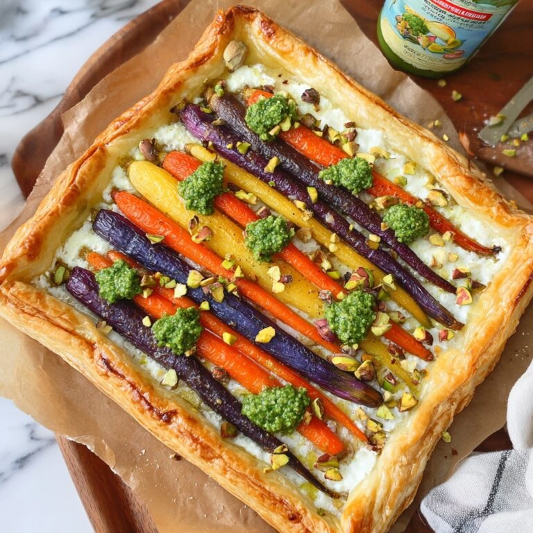 Heirloom Carrot and Whipped Ricotta Tart Recipe