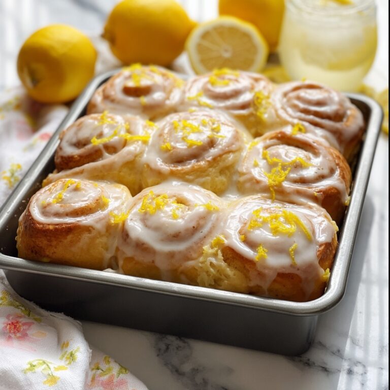 Lemon Rolls with Lemon Glaze Recipe
