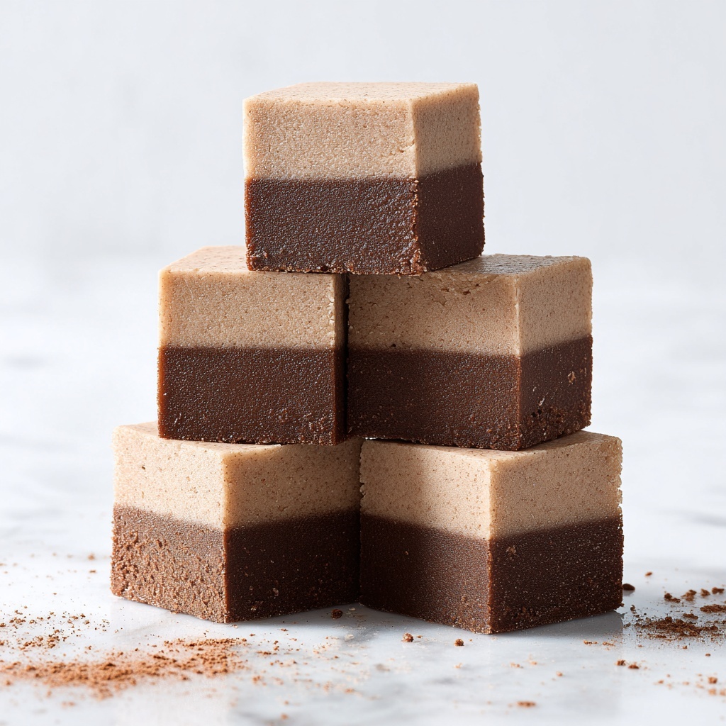 Peanut Butter Chocolate Freezer Fudge Recipe - Recipe Image