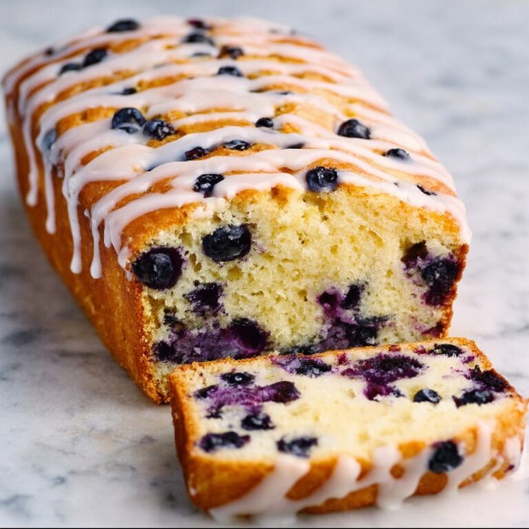 Lemon Blueberry Bread with Lemon Glaze Recipe