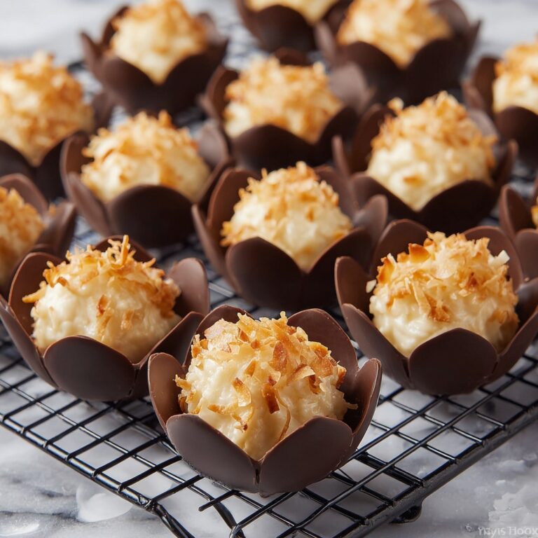 Coconut Macaroons Dipped in Chocolate Recipe