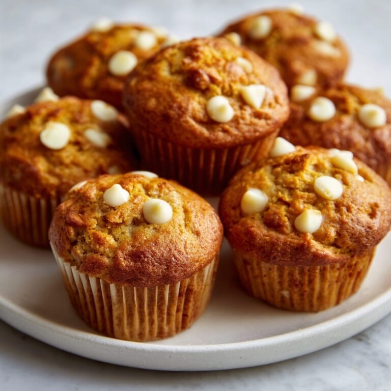 Pumpkin White Chocolate Muffins Recipe