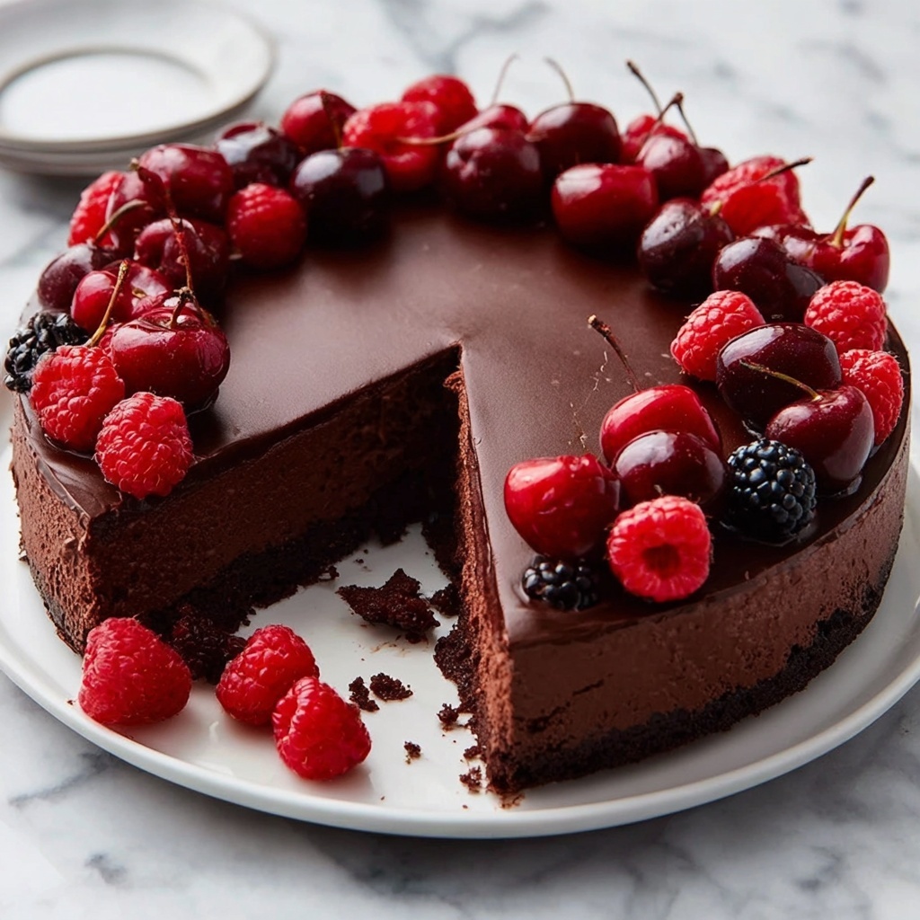Chocolate Mousse Cake Recipe - Recipe Image