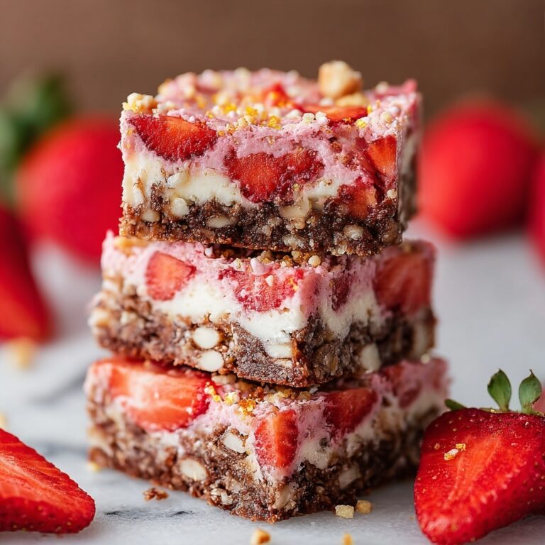 Strawberry Crunch Brownies Recipe