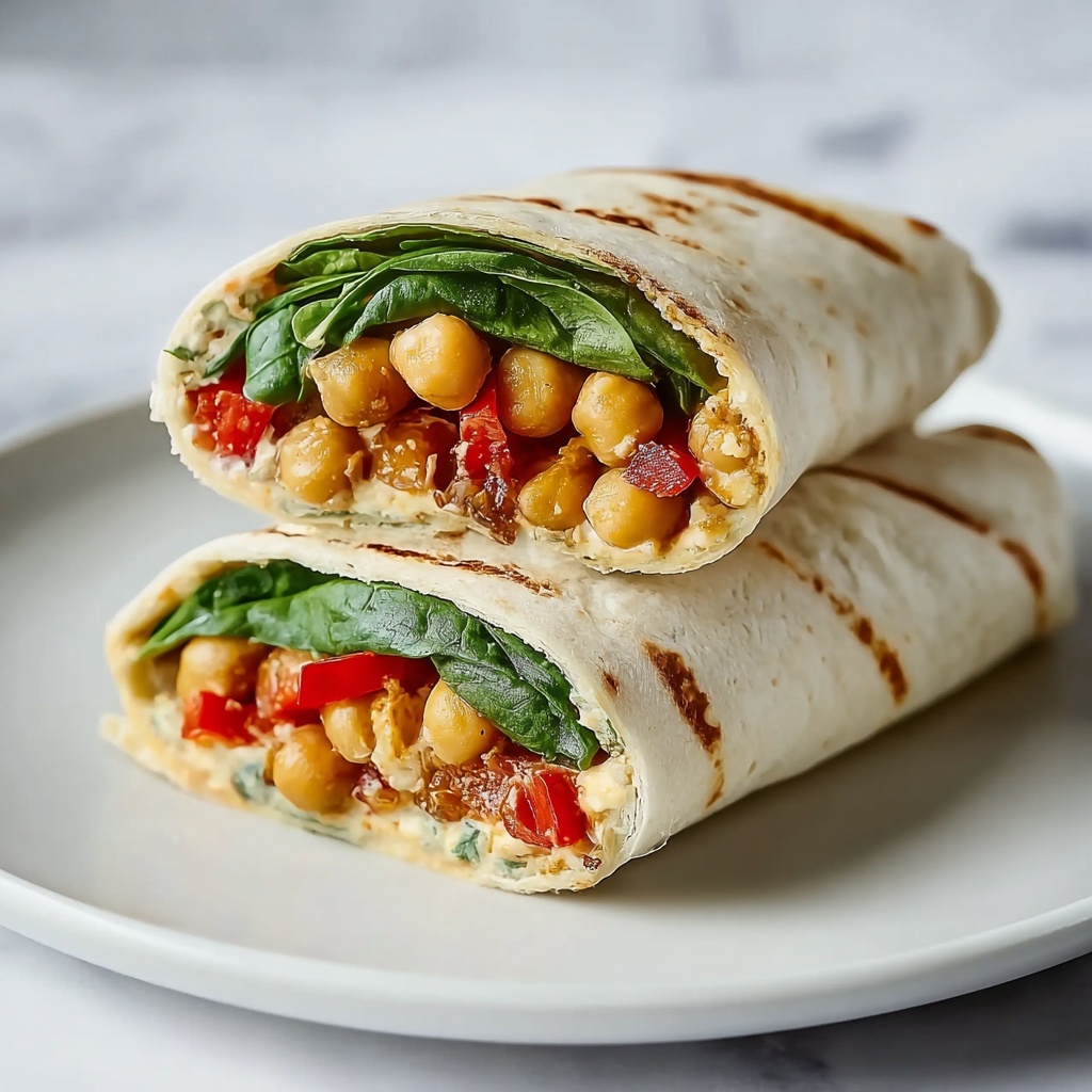 BBQ Chickpea Wraps with Ranch Dressing Recipe - Recipe Image