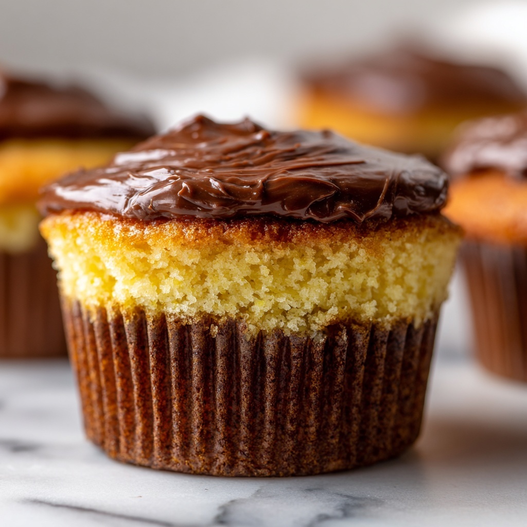 Boston Cream Pie Cupcakes Recipe - Recipe Image