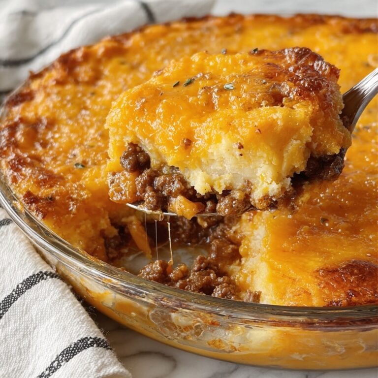 Cheddar Bay Ground Beef Cobbler Recipe