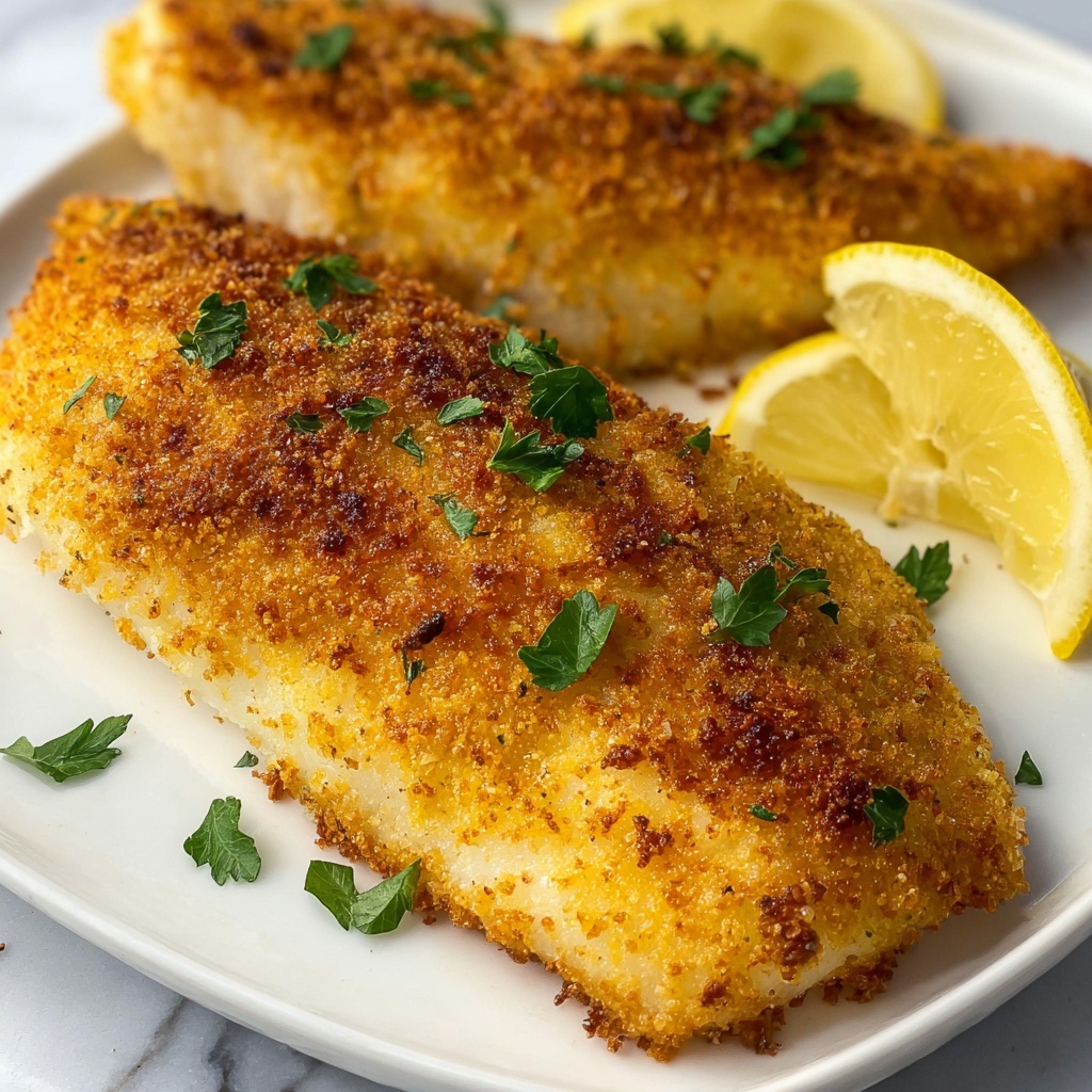Crispy Fried Flounder with Homemade Tartar Sauce Recipe - Recipe Image