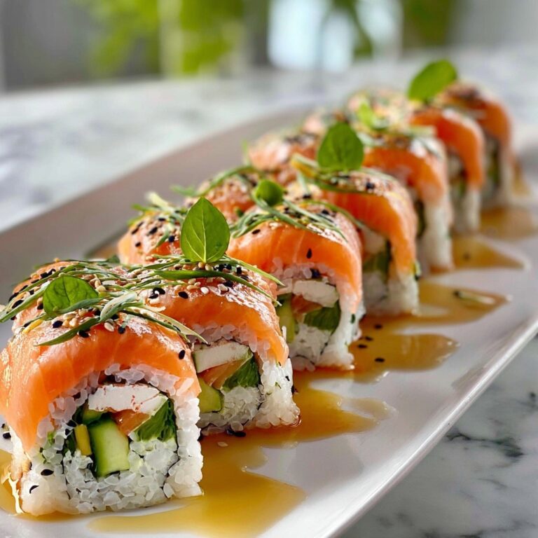 Lemon Basil Salmon Rolls Recipe