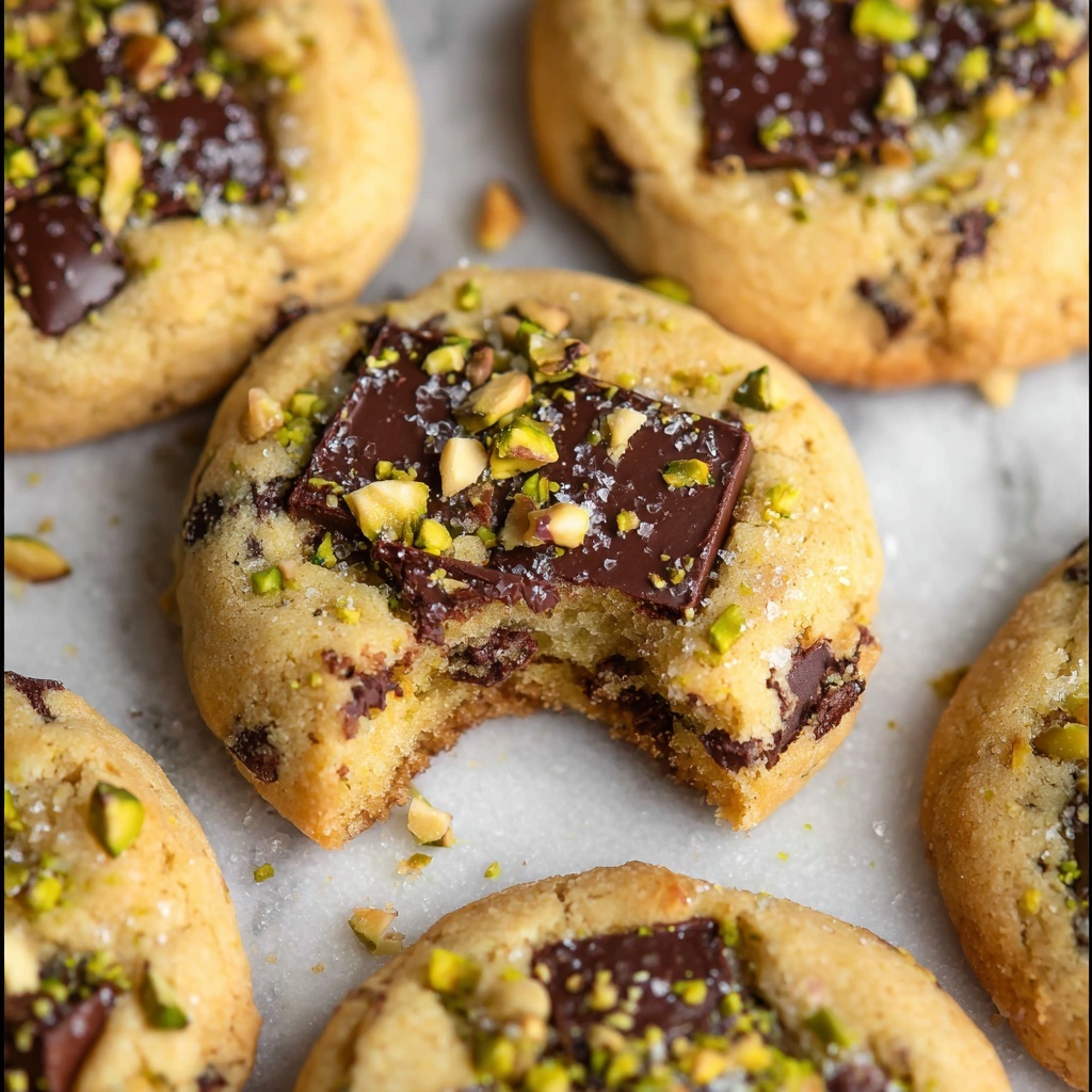 Pistachio Chocolate Chunk Cookies Recipe - Recipe Image