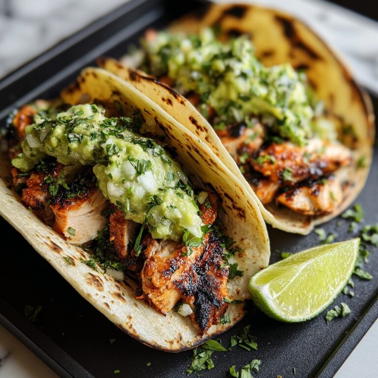 Crispy Poblano Chicken Tacos with Avocado-Jalapeño Salsa Recipe