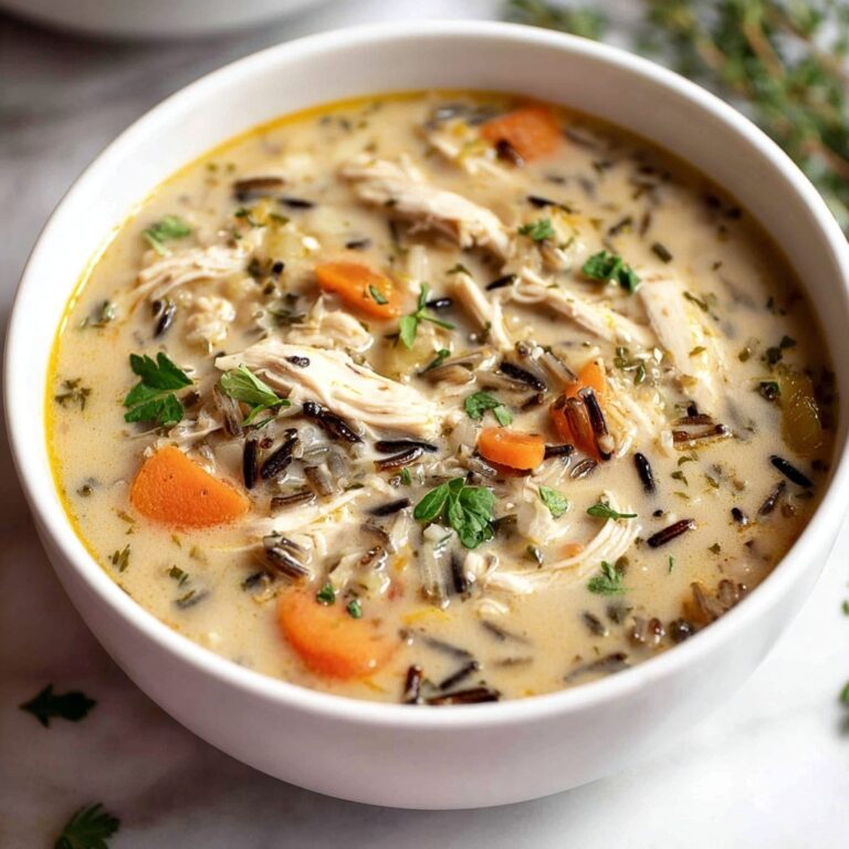Healthy Chicken Wild Rice Soup Recipe