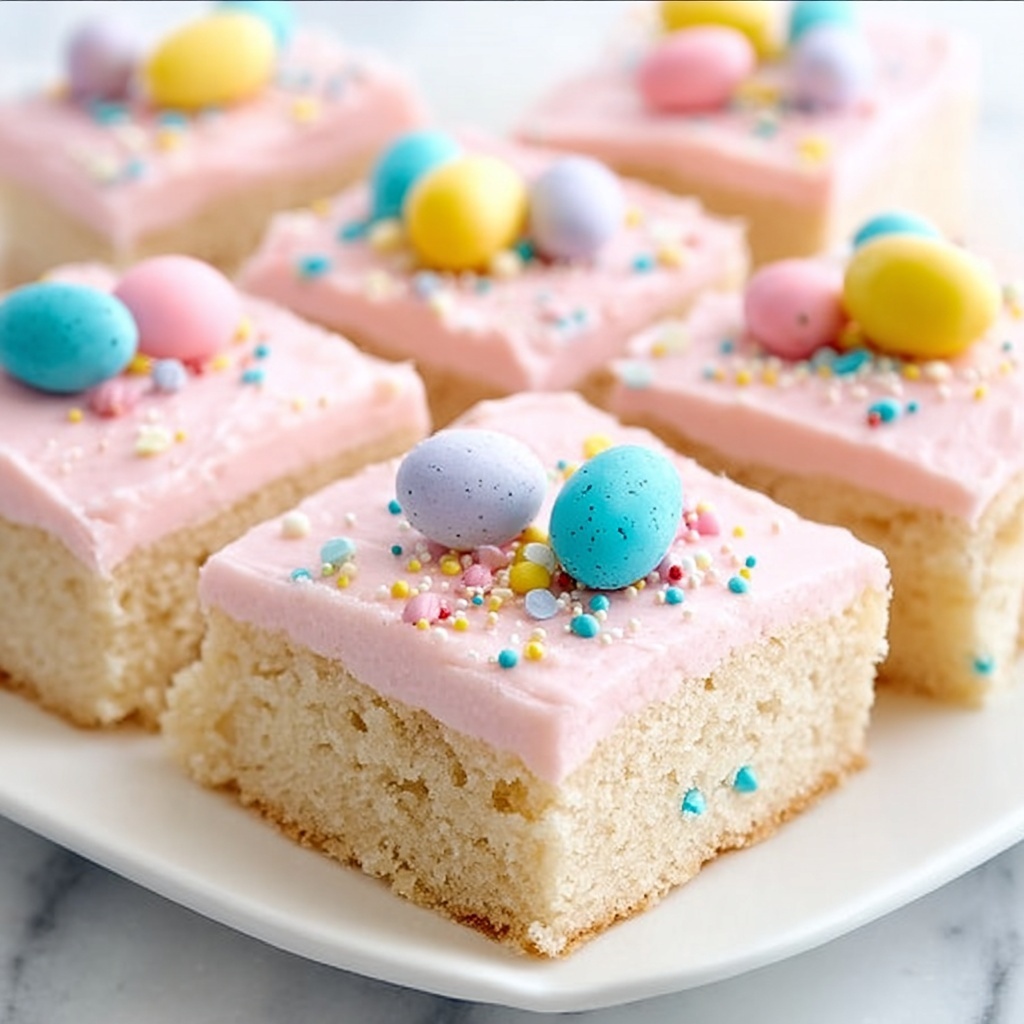 Easter Egg Sugar Cookie Bars Recipe - Recipe Image