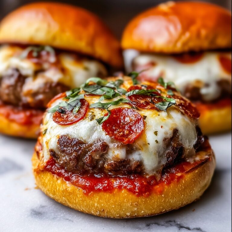 Pizza Burgers Recipe