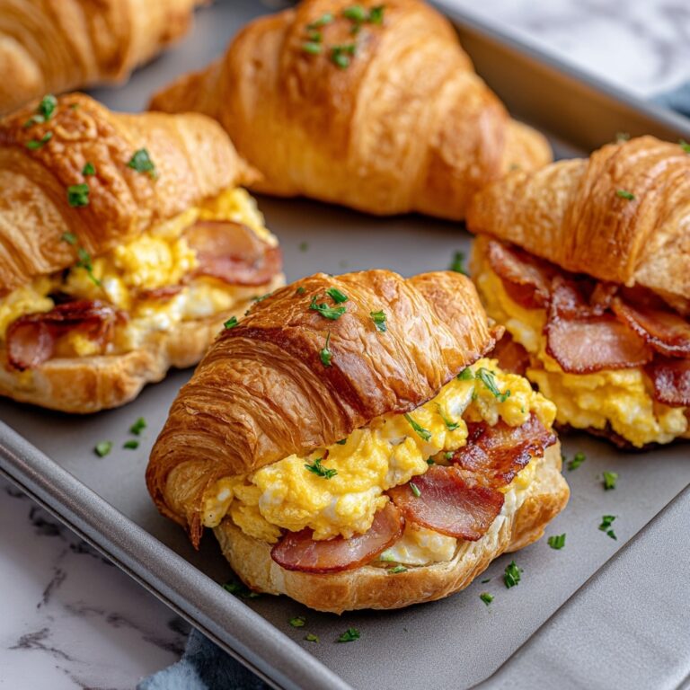 Croissant Breakfast Sandwiches Recipe