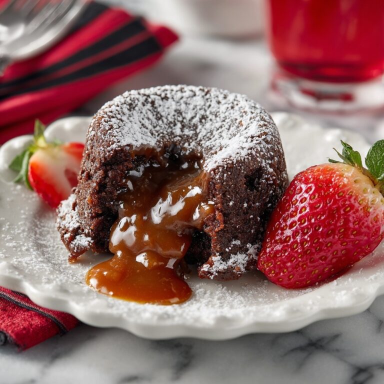 Salted Caramel Lava Cupcakes Recipe