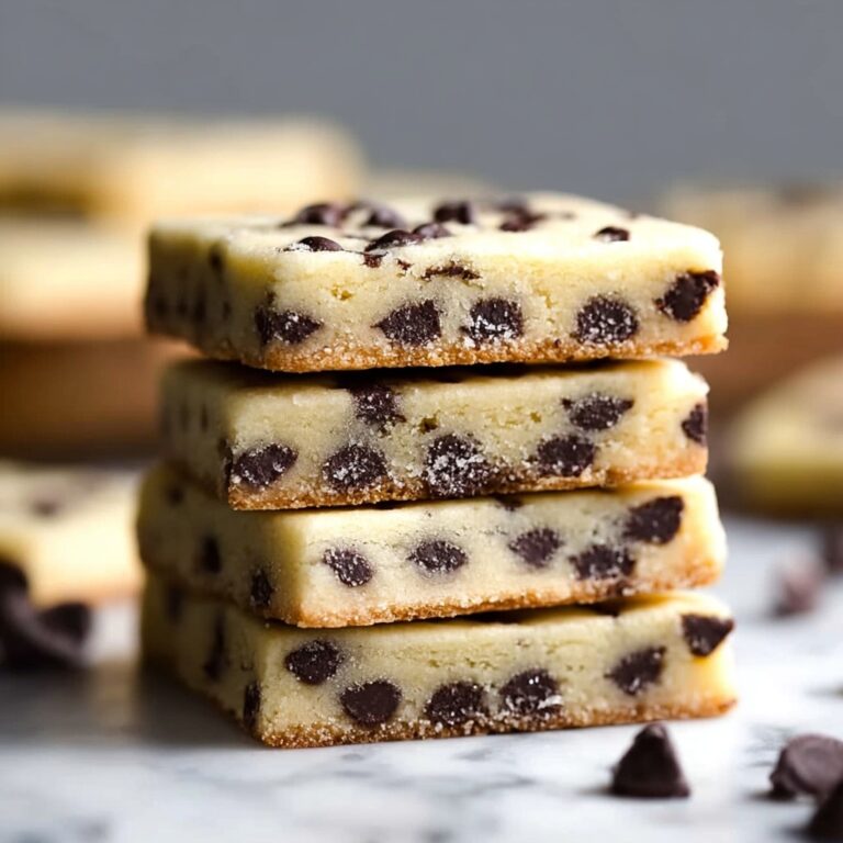 Dippable Chocolate Chip Shortbread Treats Recipe