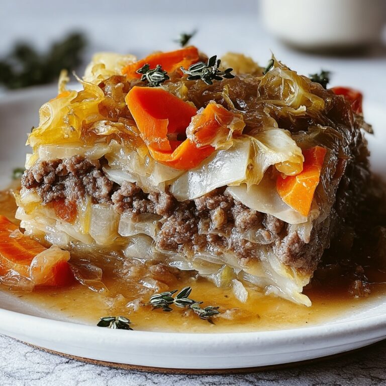 Cabbage and Ground Beef Skillet Recipe