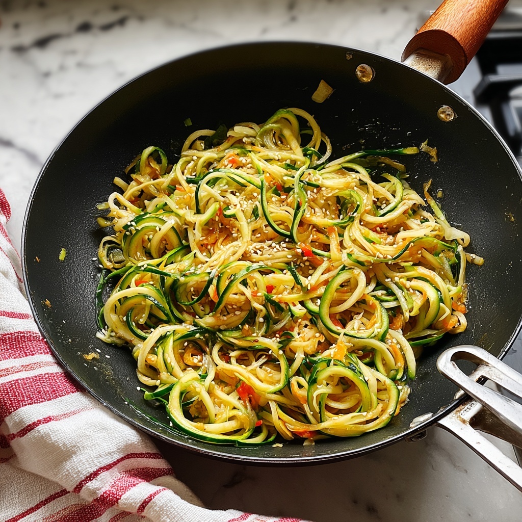 Zucchini Noodle Stir Fry Recipe - Recipe Image