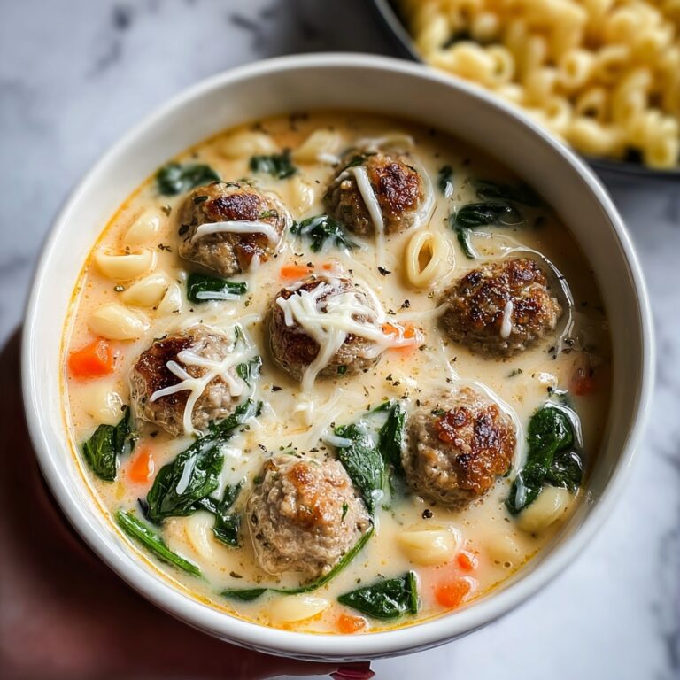 Creamy Italian Meatball Soup Recipe