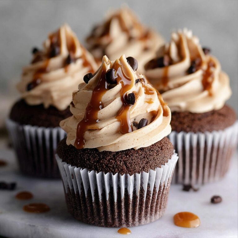 Chocolate Espresso Cupcakes with Salted Caramel Buttercream Recipe