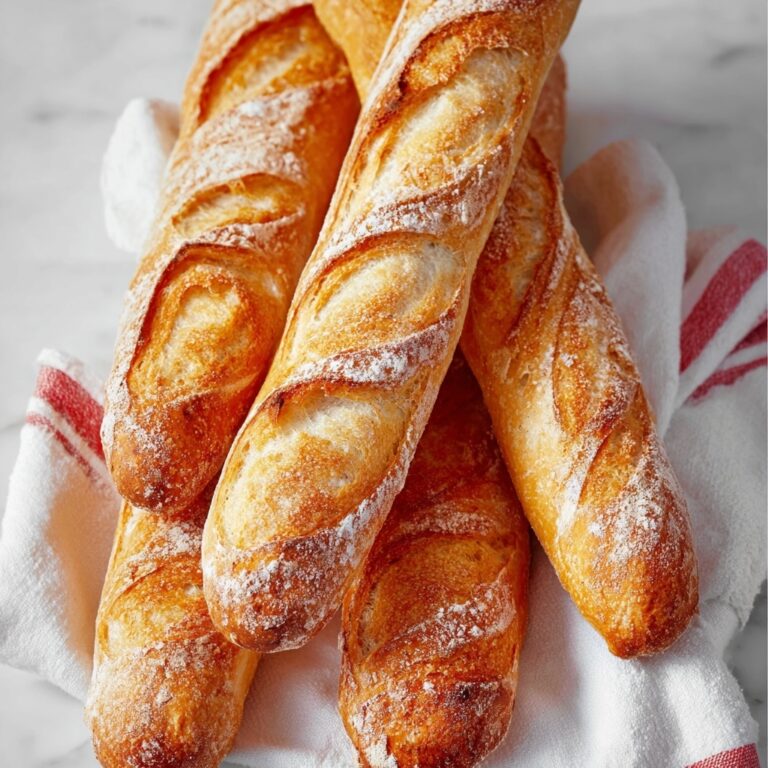Classic Crusty French Baguettes Recipe