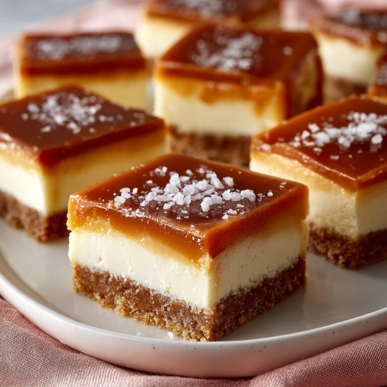 Caramel Cheesecake Bars Recipe