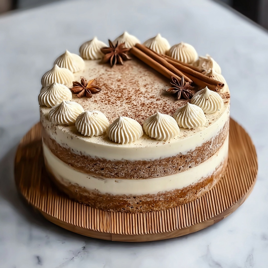 Spiced Brown Sugar Chai Layer Cake Recipe - Recipe Image