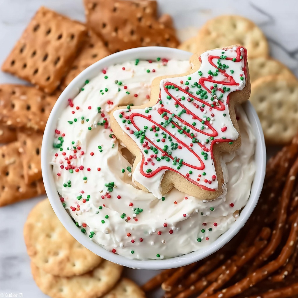 Christmas Tree Cake Dip Recipe - Recipe Image