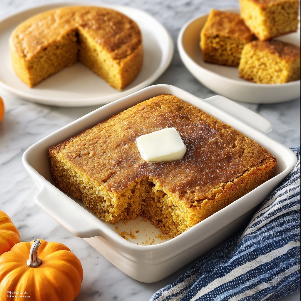Pumpkin Cornbread Recipe - Recipe Image