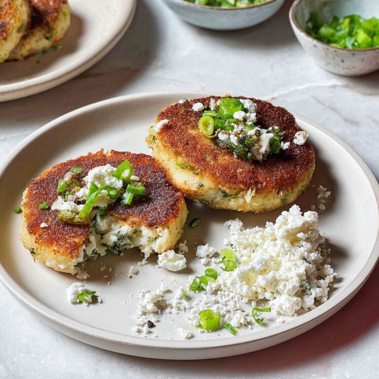 Leftover Mashed Potato Pancakes with Feta and Scallions Recipe