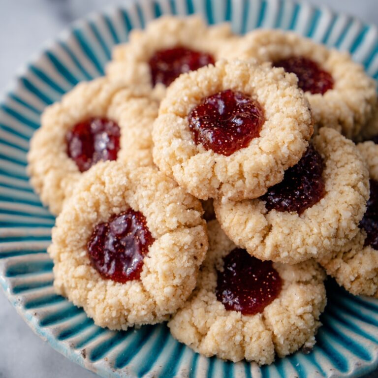 Italian Almond and Honey Thumbprint Cookies Recipe