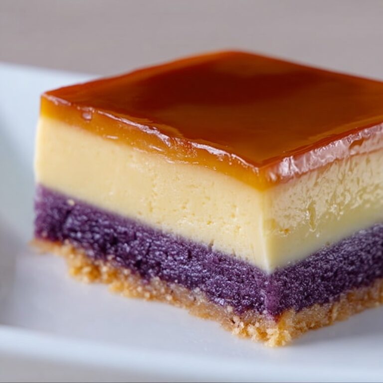 Ube Leche Flan Cake Recipe
