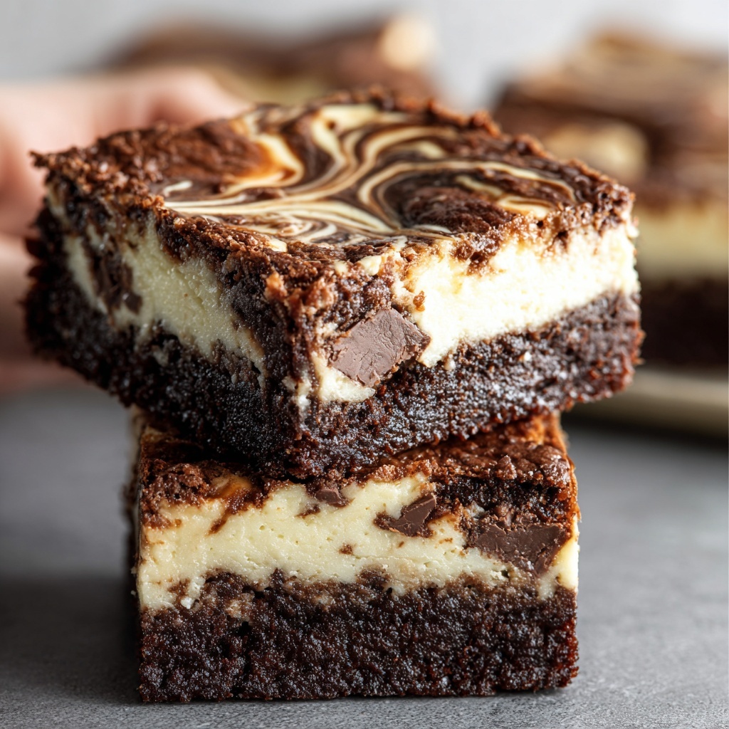 Cheesecake Brownies Recipe - Recipe Image