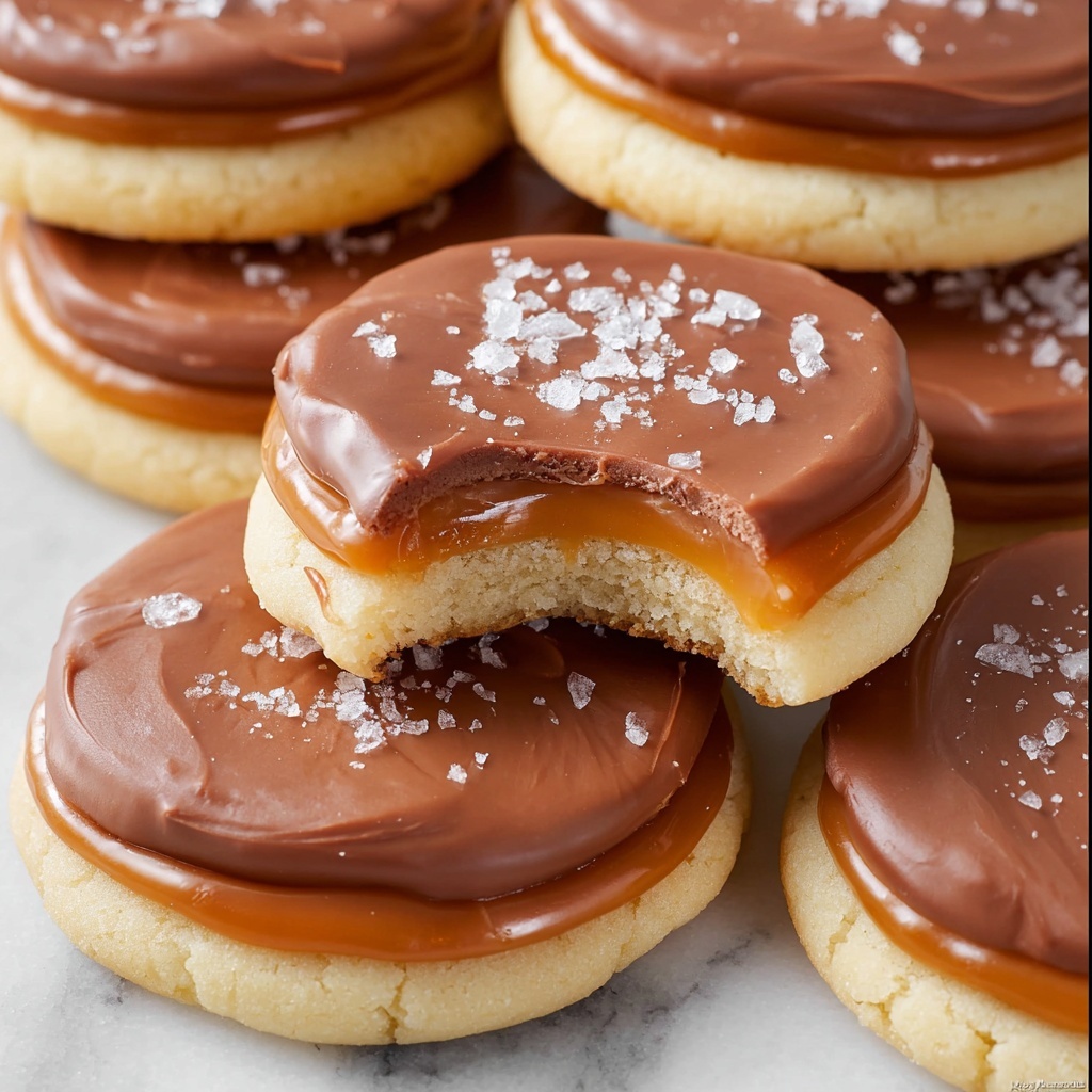 Homemade Twix Cookies Recipe - Recipe Image