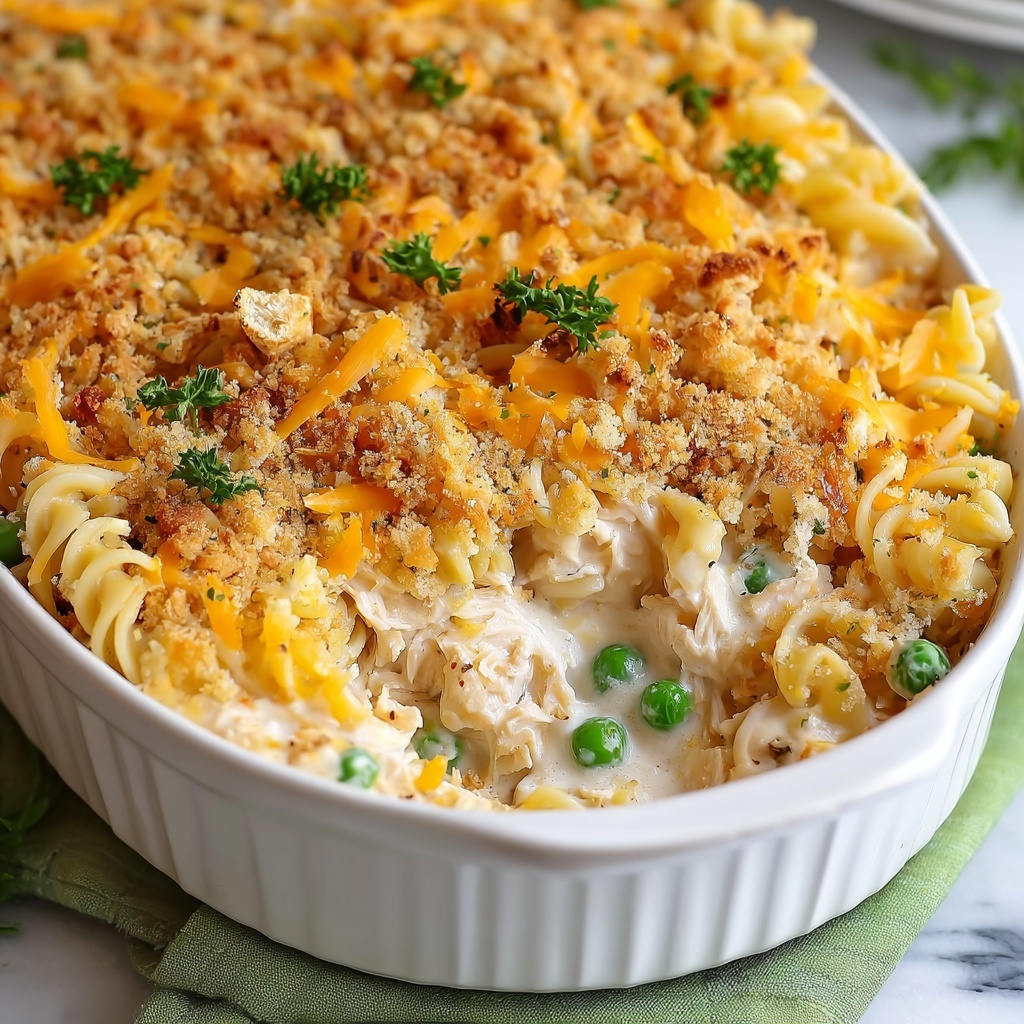 Easy Tuna Noodle Casserole Recipe - Recipe Image