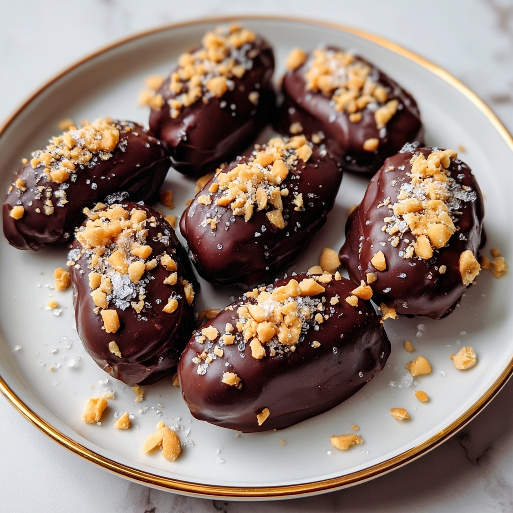 Chocolate-Covered Dates Stuffed with Nut Butter and Nuts Recipe - Recipe Image