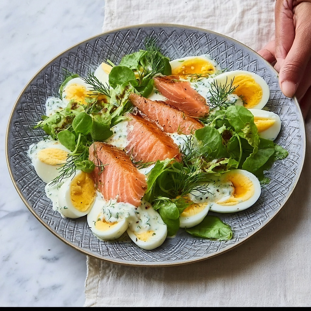 Potato Salad with Hot Smoked Salmon Recipe - Recipe Image