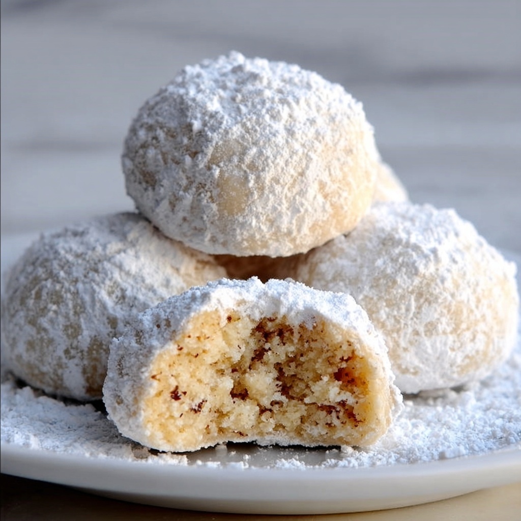Sweetened Condensed Milk Snowball Cookies Recipe - Recipe Image