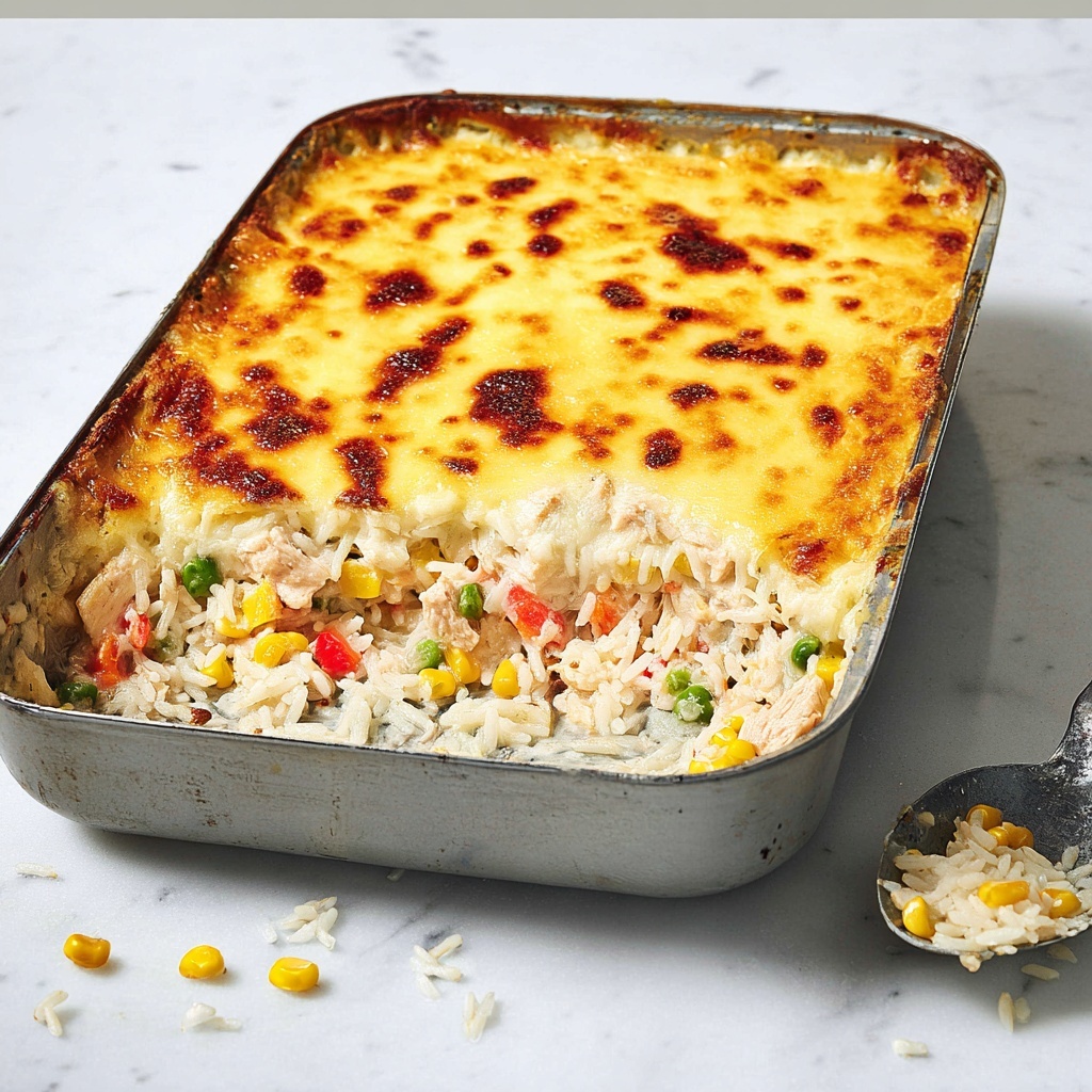 Cheesy Salmon Casserole Recipe - Recipe Image