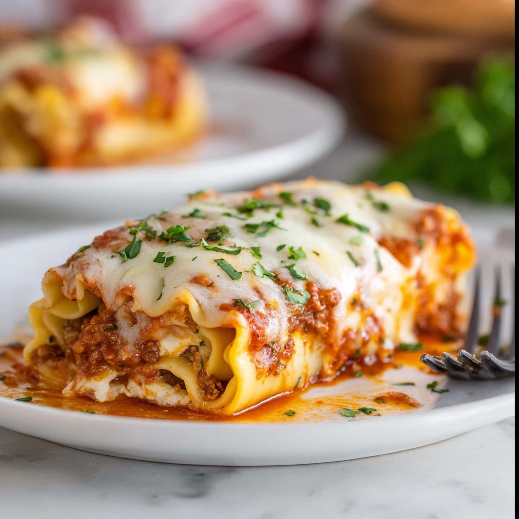 Lasagna Roll-Ups Recipe - Recipe Image