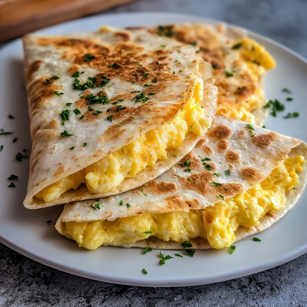 Cheddar Egg Quesadilla Recipe - Recipe Image