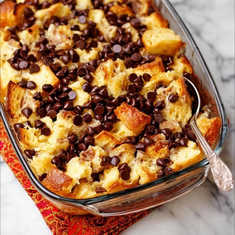 Chocolate Croissant Breakfast Bake Recipe