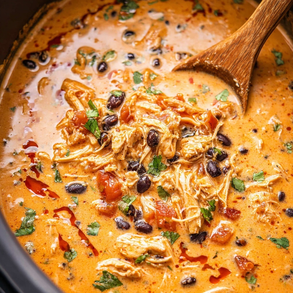 Slow Cooker Buffalo Chicken Chili Recipe - Recipe Image