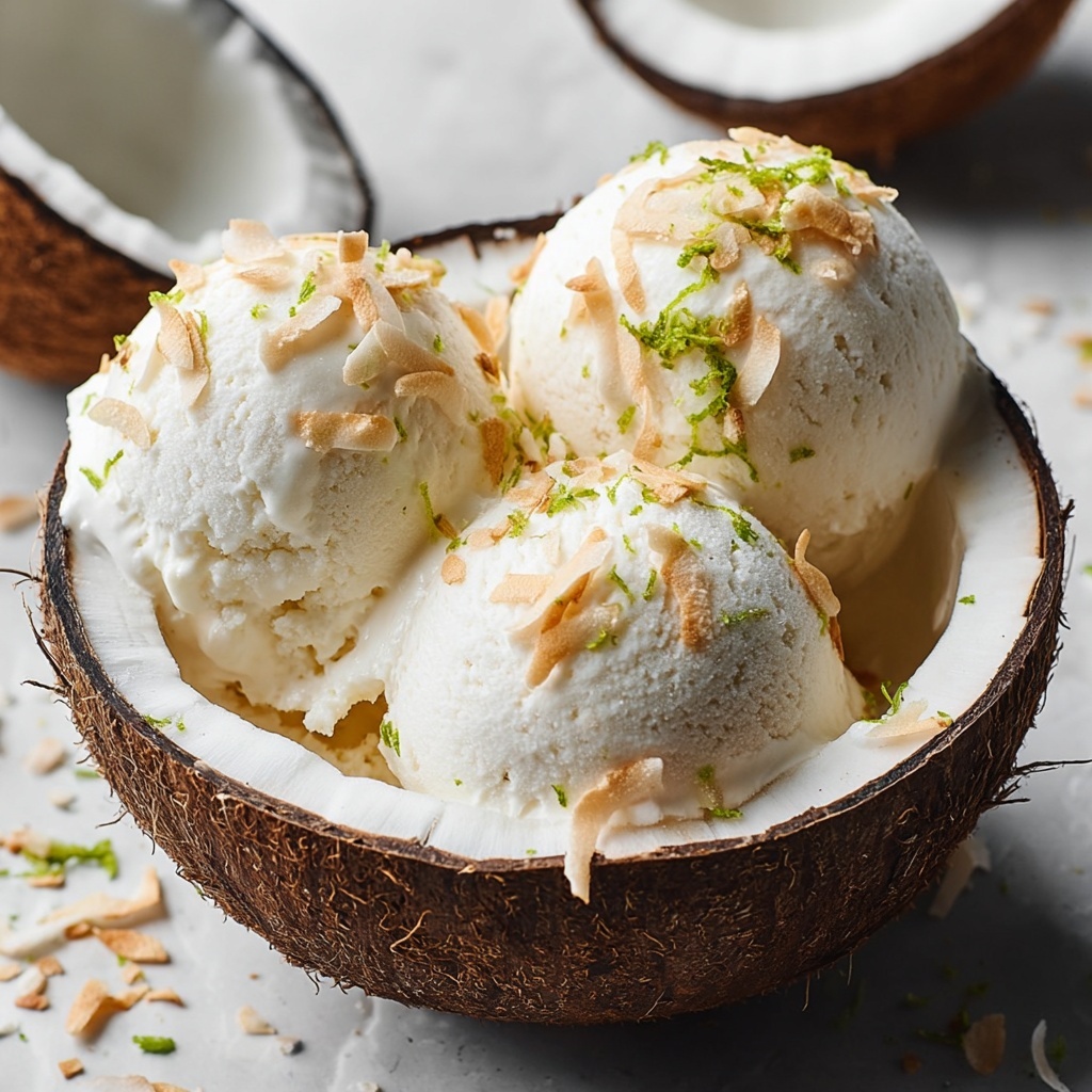Coconut Sorbet Recipe - Recipe Image