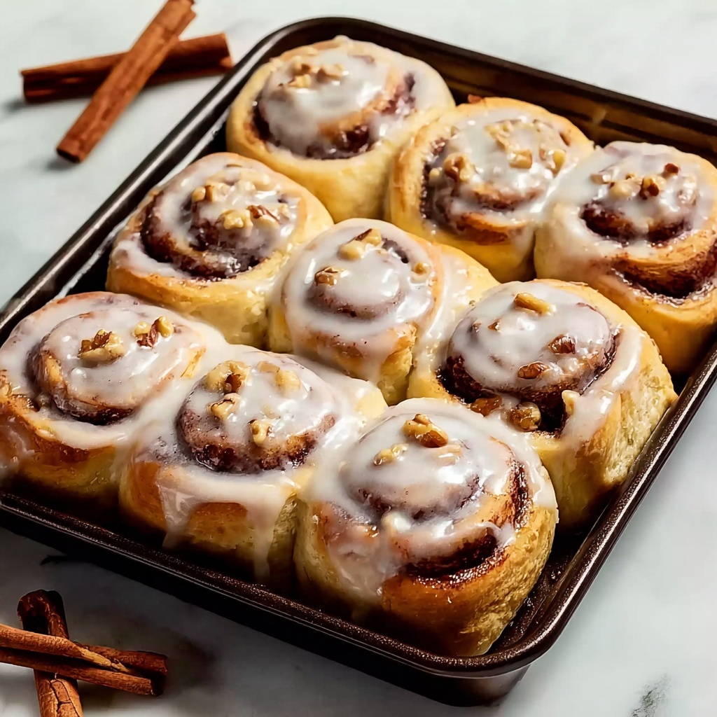 Apple Cinnamon Rolls with Maple Cream Cheese Icing Recipe - Recipe Image