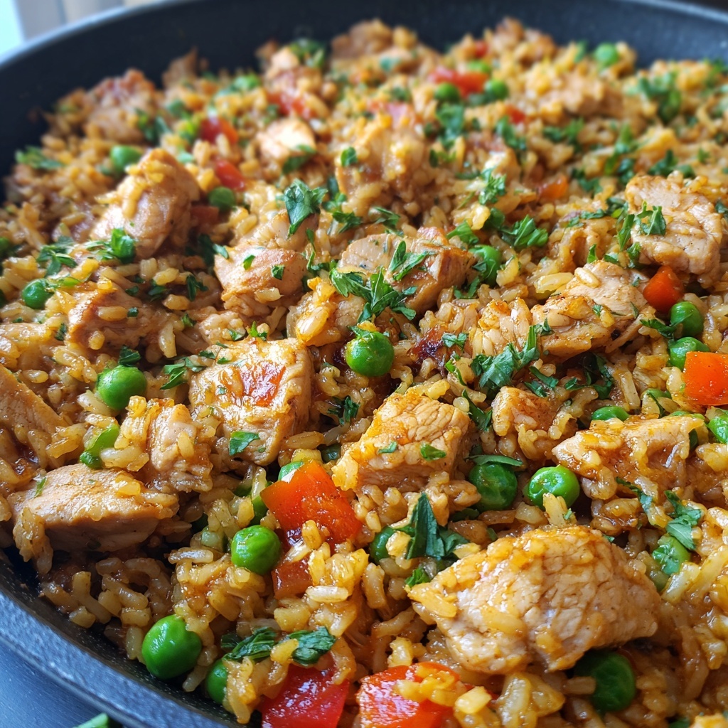 Chinese Chicken Fried Rice Recipe - Recipe Image