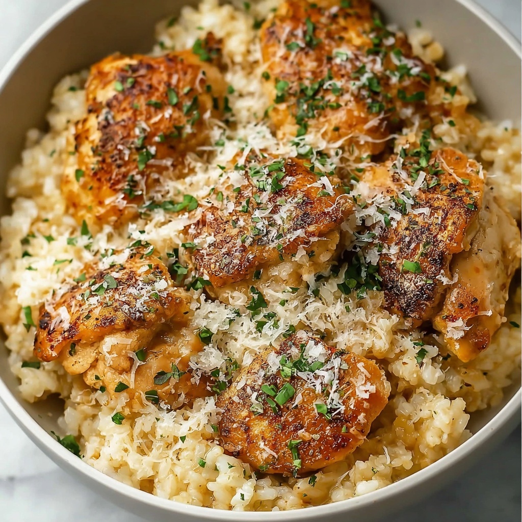 One-Pan Parmesan Chicken and Rice Recipe - Recipe Image